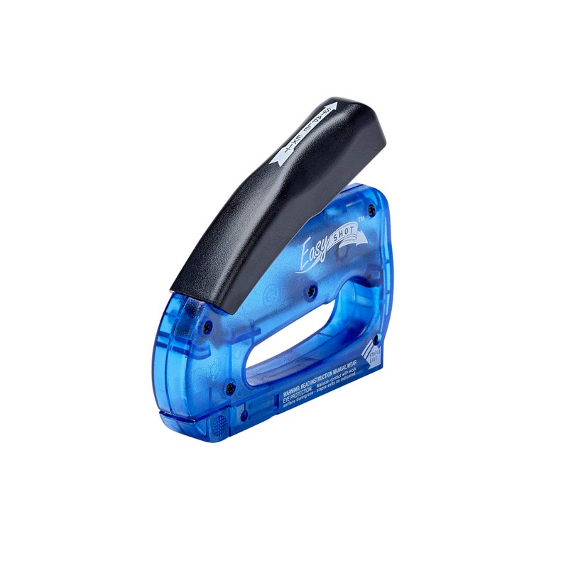 Arrow Fastener Arrow 5650DTB-6 Easy Shot Staple Gun, Manual Stapler for Decorating and Crafts, Includes Stapling base and 400 JT21 Staples, Blue - Image 5